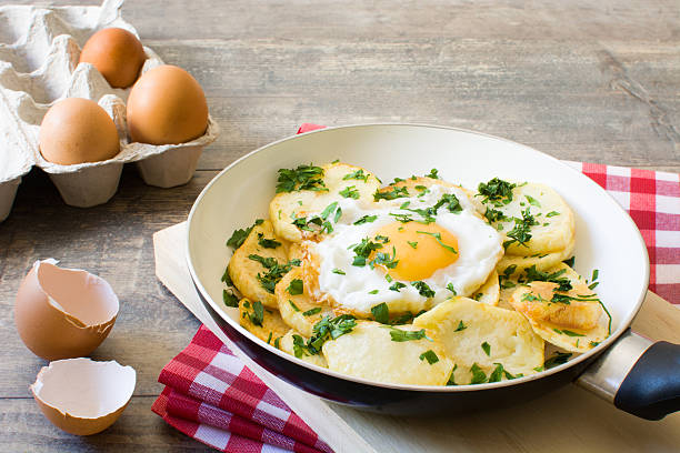 Breakfast: بيض بالبطاطا (Bayd bil Batata) – Eggs with Potatoes