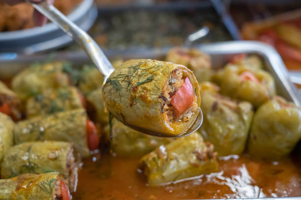 Breakfast Maraq Mahshy (Soup with Stuffed Vegetables)