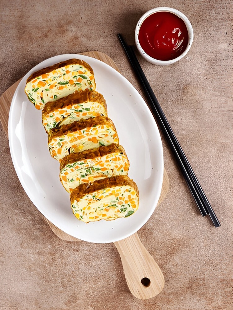 Breakfast Tamagoyaki (卵焼き – Japanese Rolled Omelette)